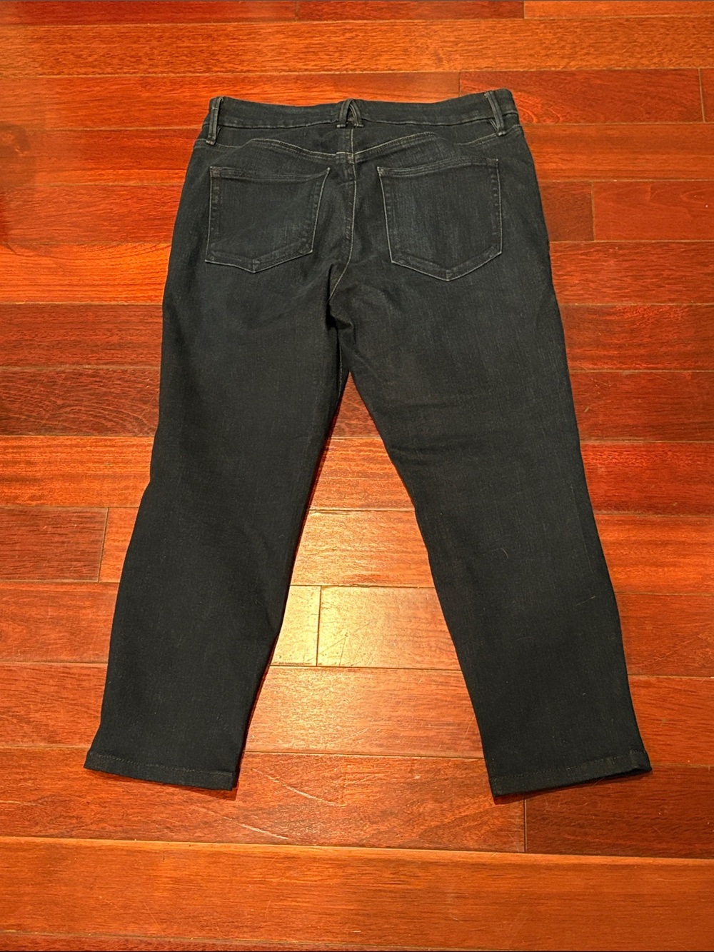 Good American Dark Navy Women’s Size 10 | 30 R Good Legs Straight Blue Jeans - Picture 6 of 9